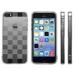 Highend berry iPhone 5 5s 2014年モデル チェッカードクリア