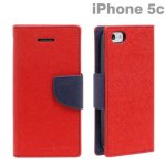 Mercury Diary 手帳型横開きタイプ レッド