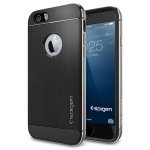 Spigen社 リアルアルミニウムバンパー ネオハイブリッド メタル iPhone6 4.7inch スペースグレー