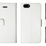 Highend berry iPhone5 5s レザーケース スノーホワイト